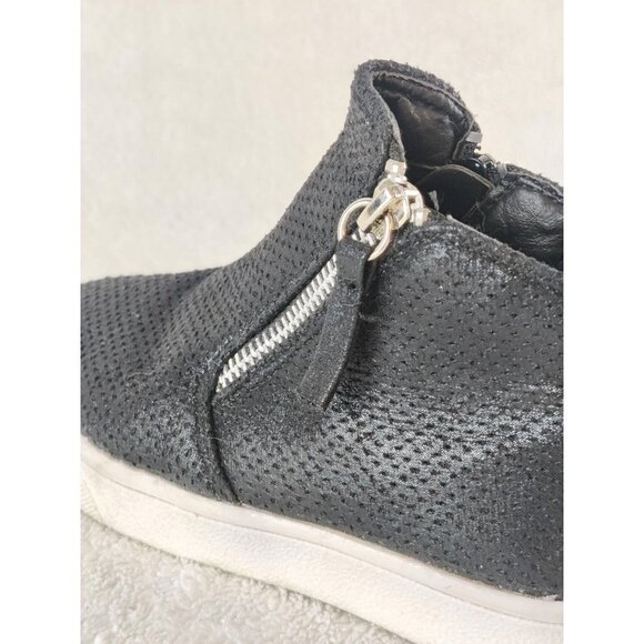 Kids Booties Metallic Shimmer Black SIP Sparkle-In-Pink Girls - Picture 3 of 9